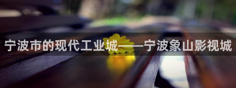 在线欧美影院：宁波市的现代工业城——宁波象山影视城